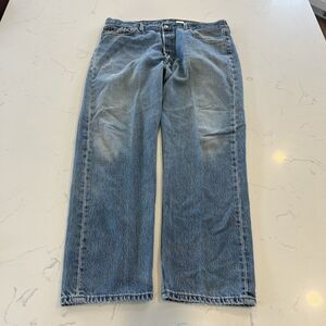 Levi’s 501 Vintage 38x30  Jeans Missing Back Patch Made In Mexico Feb Of 2002